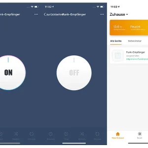 Revolt Smart-Switch Alexa:3er-Set Funk-Empfänger KFS-200.rc, Amazon Alexa & Google Assistant 25