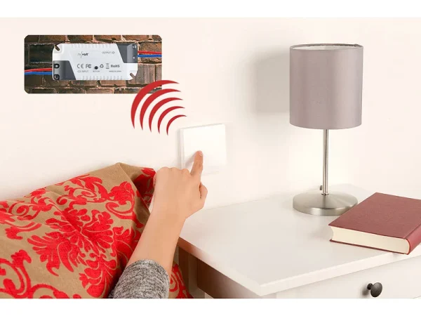 Revolt Funkempfänger Rolladen:2er-Set Funk-Empfänger KFS-200.rc, Amazon Alexa & Google Assistant 14
