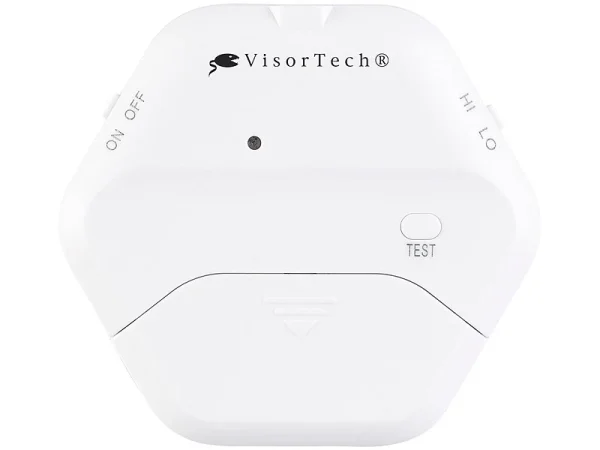 VisorTech Glasbruchsensor:8er-Set Extradünne Glasbruchmelder, 2 Stufen, 95 DB, 54 Monate 8