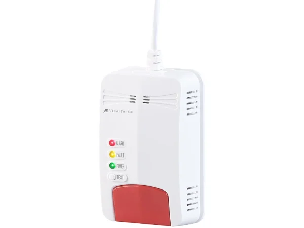 VisorTech Gasmelder Erdgas WLAN:Smarter Multi-Gasmelder Für Haushaltsübliche Gase, WLAN & App, 85 DB 11