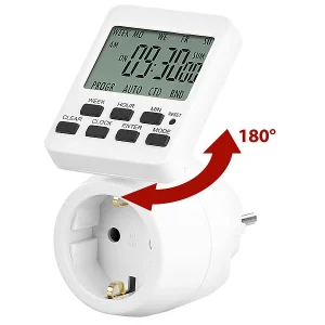 Revolt Elektronische Schaltuhr:Digitale Zeitschaltung Versandrückläüfer 24