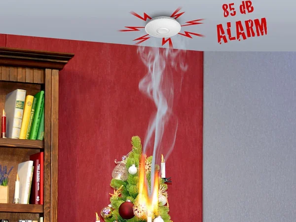 VisorTech Rauchmelder Brandschutz:5er-Set Vernetzbare Funk-Rauchmelder, 85 DB, VdS, 10-J.-Batterie 7