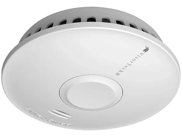 VisorTech Rauchmelder Brandschutz:5er-Set Vernetzbare Funk-Rauchmelder, 85 DB, VdS, 10-J.-Batterie 4