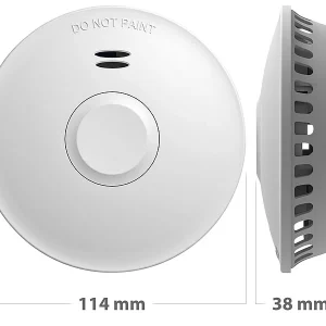 VisorTech Rauchmelder Brandschutz:5er-Set Vernetzbare Funk-Rauchmelder, 85 DB, VdS, 10-J.-Batterie 23