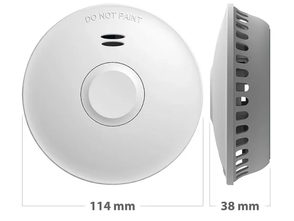 VisorTech Rauchmelder Brandschutz:5er-Set Vernetzbare Funk-Rauchmelder, 85 DB, VdS, 10-J.-Batterie 5