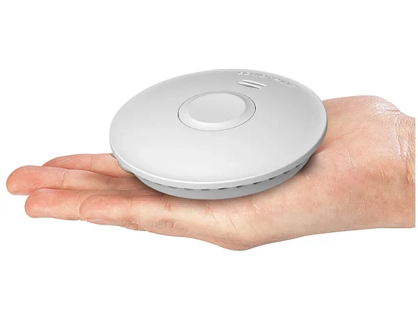 VisorTech Vernetzte Rauchmelder:10er-Set Vernetzbare Funk-Rauchmelder, 85 DB, VdS, 10-J.-Batterie 8