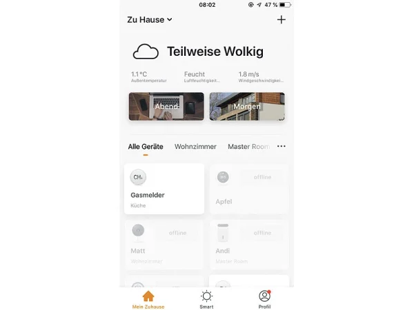 VisorTech Multi Gaswarner:WLAN-Multi-Gasmelder Für Haushaltsübliche Gase, Mit App & Sprachansage 14