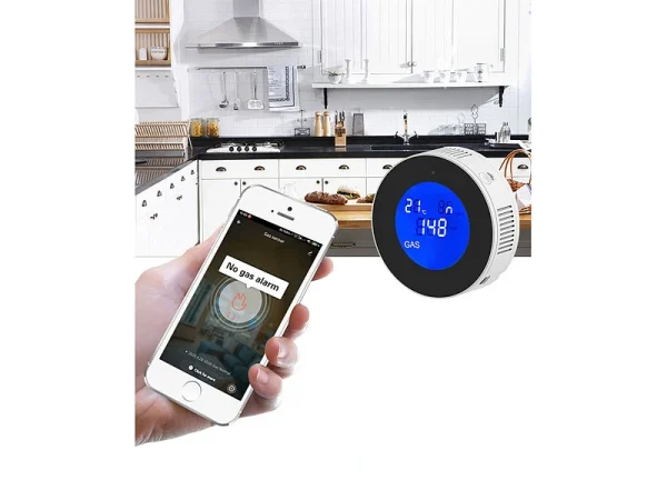 VisorTech Multi Gaswarner:WLAN-Multi-Gasmelder Für Haushaltsübliche Gase, Mit App & Sprachansage 5