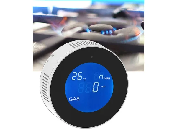 VisorTech Erdgasmelder:2er-Set WLAN-Multi-Gasmelder, Mit App & Sprachansage 4