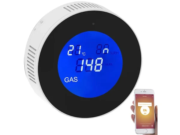 VisorTech Multi Gaswarner:WLAN-Multi-Gasmelder Für Haushaltsübliche Gase, Mit App & Sprachansage 3