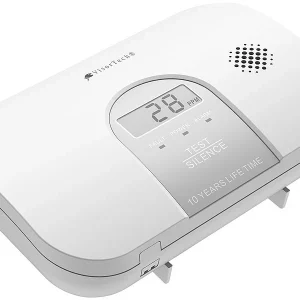 VisorTech CO Messgerät:Kohlenmonoxid-Melder, 10-Jahres-Sensor, Display, 85 DB, EN 50291 27