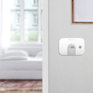 VisorTech Kohlenmonoxid Messgerät:4er-Set Kohlenmonoxid-Melder, 10-Jahres-Sensor, 85 DB, EN 50291 33