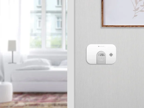 VisorTech Kohlenmonoxid Messgerät:4er-Set Kohlenmonoxid-Melder, 10-Jahres-Sensor, 85 DB, EN 50291 11