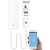Luminea Home Control Wassermelder Alexa:WLAN-Wassermelder, Externer Sensor, App, Bis 2 Jahre Batterie-Laufzeit 20