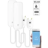Luminea Home Control Wasseralarm:2er-Set WLAN-Wassermelder, Externer Sensor, App, 2 J. Batterielaufzeit 29