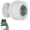 Luminea Home Control Temperaturfühler:3in1-WLAN-PIR-Bewegungsmelder, Temperatur- & Luftfeuchtigkeits-Sensor 38