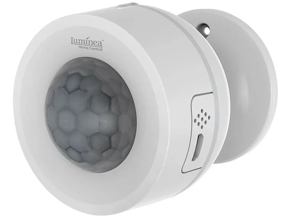 Luminea Home Control WLAN Thermostat:2er-Set WLAN-Bewegungsmelder, Temperatur- & Luftfeuchtigkeits-Sensor 12