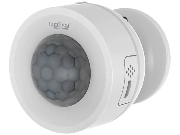 Luminea Home Control WLAN Thermostat:2er-Set WLAN-Bewegungsmelder, Temperatur- & Luftfeuchtigkeits-Sensor 11
