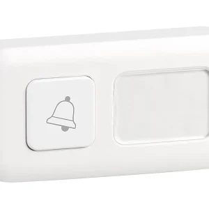 Somikon Klingel:WLAN-Steckdosen-Empfänger & Kinetischer Klingelknopf, App, 100m, 80dB 58