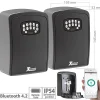 Xcase Bluetooth-Schlüsselsafe:2er Set Mini-Schlüssel-Safe Mit Bluetooth Und App, IP54 44
