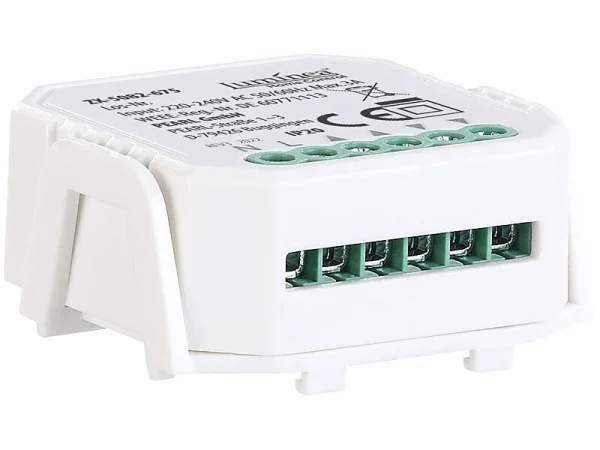 Luminea Home Control Rolladensteuerung:10er-Set WLAN-Unterputzmodule Für Smarte Rollladen, App & Sprachbefehl 7