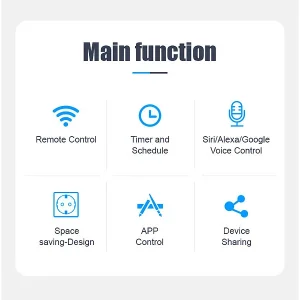 Luminea Home Control Funksteckdosen:WLAN-Steckdose, Apple-HomeKit-zertifiziert, Mit App & Sprachsteuerung 27