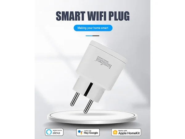 Luminea Home Control Funksteckdosen:WLAN-Steckdose, Apple-HomeKit-zertifiziert, Mit App & Sprachsteuerung 7