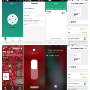 Luminea Home Control Funksteckdosen:WLAN-Steckdose, Apple-HomeKit-zertifiziert, Mit App & Sprachsteuerung 21