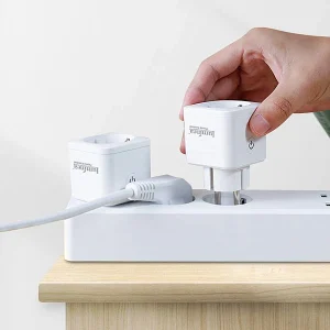 Luminea Home Control Funksteckdosen:WLAN-Steckdose, Apple-HomeKit-zertifiziert, Mit App & Sprachsteuerung 29