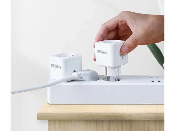 Luminea Home Control Funksteckdosen:WLAN-Steckdose, Apple-HomeKit-zertifiziert, Mit App & Sprachsteuerung 9