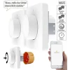 Luminea Home Control Smart Dimmer:2er-Set WLAN-Unterputz-Lichtschalter Mit Dreh- & Drück-Funktion, App 29