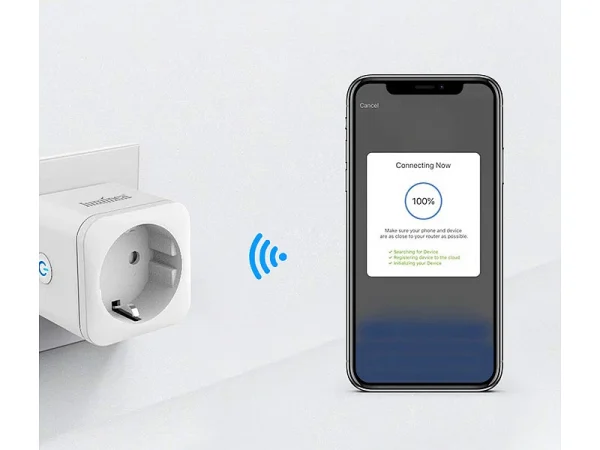 Luminea Home Control Smarte Steckdose:2er-Set WLAN-Steckdosen, Apple-HomeKit-zertifiziert, Sprachsteuerung 12