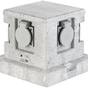 Royal Gardineer Steckdosenstein:4-fach-WLAN-Garten-Steckdose, App, Sprachbefehl, 16 A, 3.680 W, IP44 32