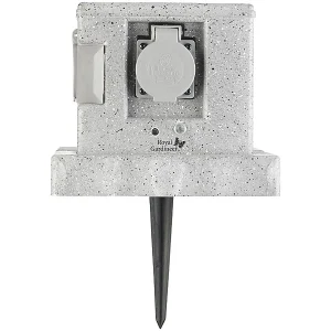 Royal Gardineer Steckdosenstein:4-fach-WLAN-Garten-Steckdose, App, Sprachbefehl, 16 A, 3.680 W, IP44 28