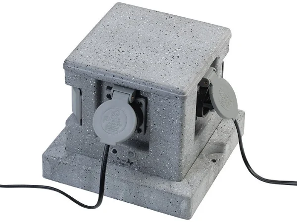 Royal Gardineer Gartensteckdose Smart:4-fach-WLAN-Garten-Steckd., App, Sprachbef., 16 A, 3.680 W, IP44 4er- 8