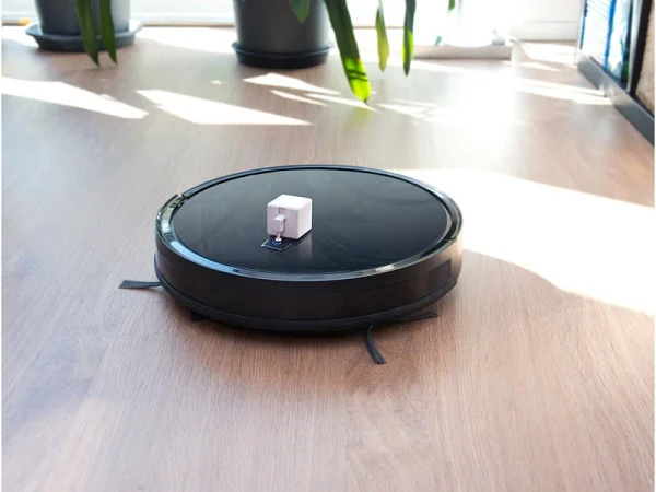 Luminea Home Control Funk-Schalter-Aufsätze:2er-Set Smarte Schalter-Aufsätze Für Kippschalter & Taster, Mit App 9