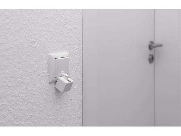 Luminea Home Control Smarter Schalter Aufsatz:Schalt-Aufsatz Für Kippschalter & Taster, Bluetooth Mit WLAN Gateway 15