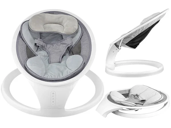 Cybaby Wippe:Smarte Babywippe Aus Aluminium, Bluetooth, WLAN, Touch-Tasten Und App 5
