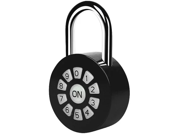 Xcase Vorhängeschloss Code:4er Metall-Vorhängeschloss Mit Zahlencode Und App, Bluetooth, IP65 8
