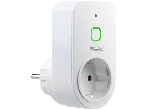 Luminea Home Control Dimmschalter-Steckdosen:2er Smarte WLAN-Dimmer-Steckdose Mit Phasenabschnittsdimmer Bis 200 W 8