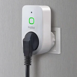 Luminea Home Control Dimmschalter-Steckdosen:2er Smarte WLAN-Dimmer-Steckdose Mit Phasenabschnittsdimmer Bis 200 W 23