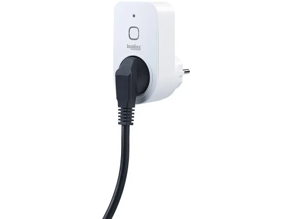 Luminea Home Control Dimmschalter-Steckdosen:2er Smarte WLAN-Dimmer-Steckdose Mit Phasenabschnittsdimmer Bis 200 W 13