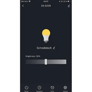 Luminea Home Control Dimmbare Steckdose:Smarte WLAN-Dimmer-Steckdose Mit Phasenabschnittsdimmer Bis 200 W, App 25