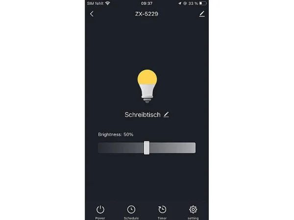 Luminea Home Control Dimmbare Steckdose:Smarte WLAN-Dimmer-Steckdose Mit Phasenabschnittsdimmer Bis 200 W, App 8
