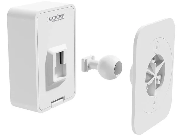 Luminea Home Control PIR Sensor:ZigBee-PIR-Bewegungsmelder, 8 M Reichweite, 128° Erfassungswinkel, App 6
