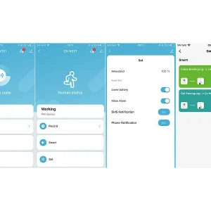 Luminea Home Control PIR Sensor:ZigBee-PIR-Bewegungsmelder, 8 M Reichweite, 128° Erfassungswinkel, App 16