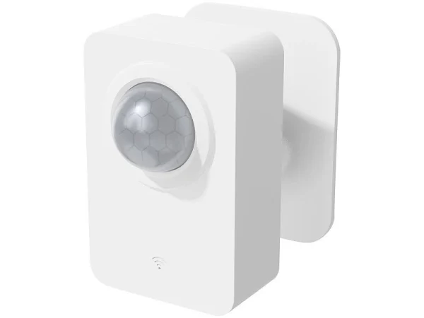 Luminea Home Control PIR Funkmelder:4er-Set ZigBee-PIR-Bewegungsmelder, 8 M Reichweite, App 10