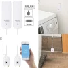 Luminea Home Control ZigBee Wassersensor:2er-Set ZigBee-Wassermelder Mit Externem Sensor, App 41