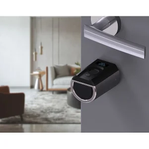 VisorTech Fingerprint Schloss:Elektronischer Tür-Schließzylinder, Fingerabdruck, Transponder, IP44 34