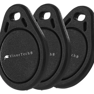 VisorTech Fingerprint Schloss:Elektronischer Tür-Schließzylinder, Fingerabdruck, Transponder, IP44 30